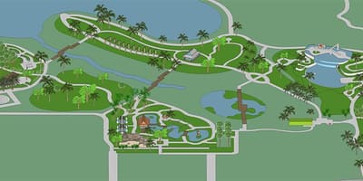 Карта Ботанічного саду Неаполя