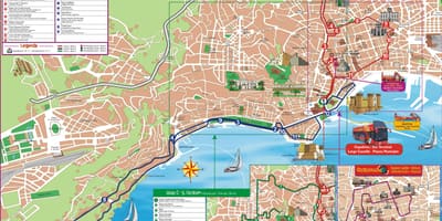 Неаполь, Італія автобусний тур, Тур по карті