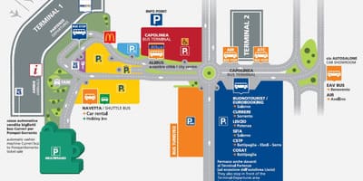 Аеропорт Наполі карті