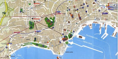 Місто Наполі карті