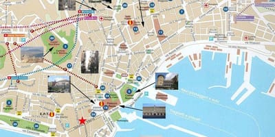 Неаполь Італія круїзний порт карті