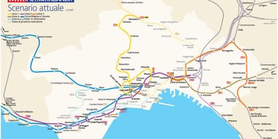 Карта метро Неаполя