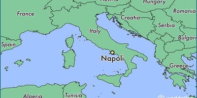 Карта наполі італія