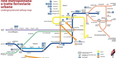 Наполі транспортну карту